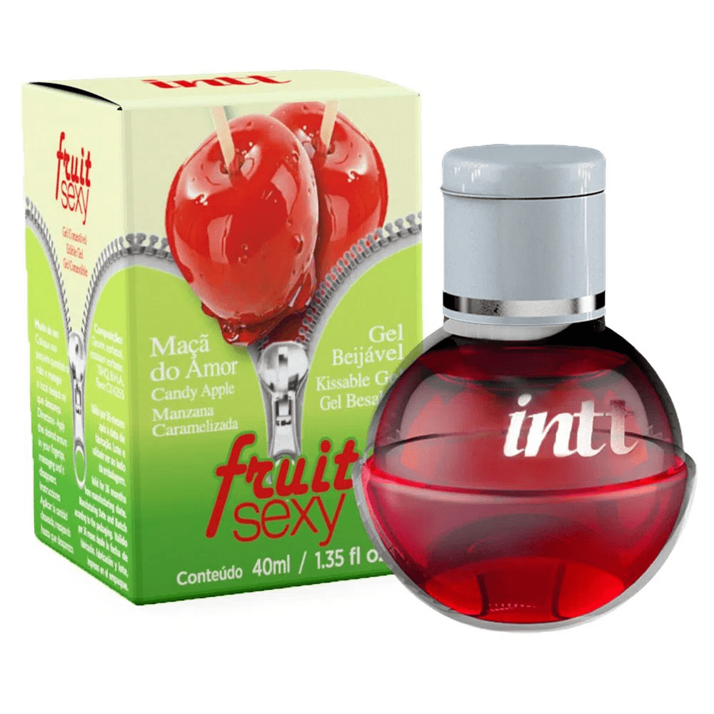 Atacadão Brasil Distribuidor Fruit Sexy Gel BeijÁvel Sabor MaÇÃ Do Amor 40ml Intt 7139